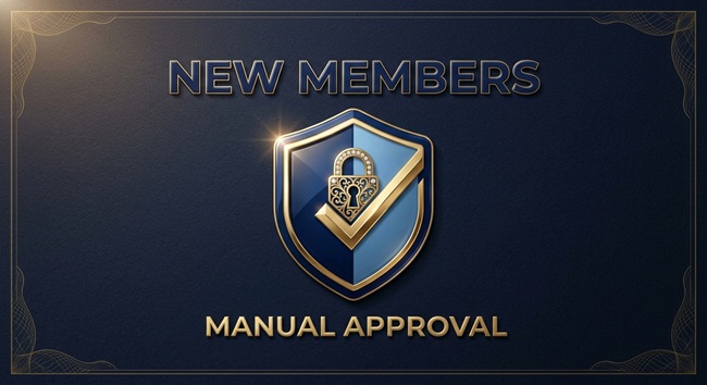 IMPORTANT : After registration, CONTACT ADMIN to activate your membership!